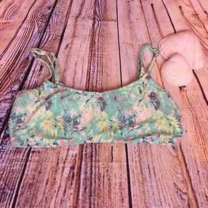 Xhilaration Bikini Top Bandeau Tropical XL